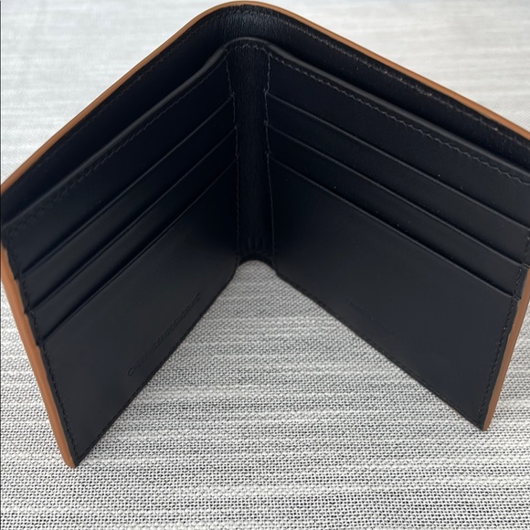 NWOT Calvin Klein 205W39NYC Tan Leather Men’s Wallet - Picture 4 of 6